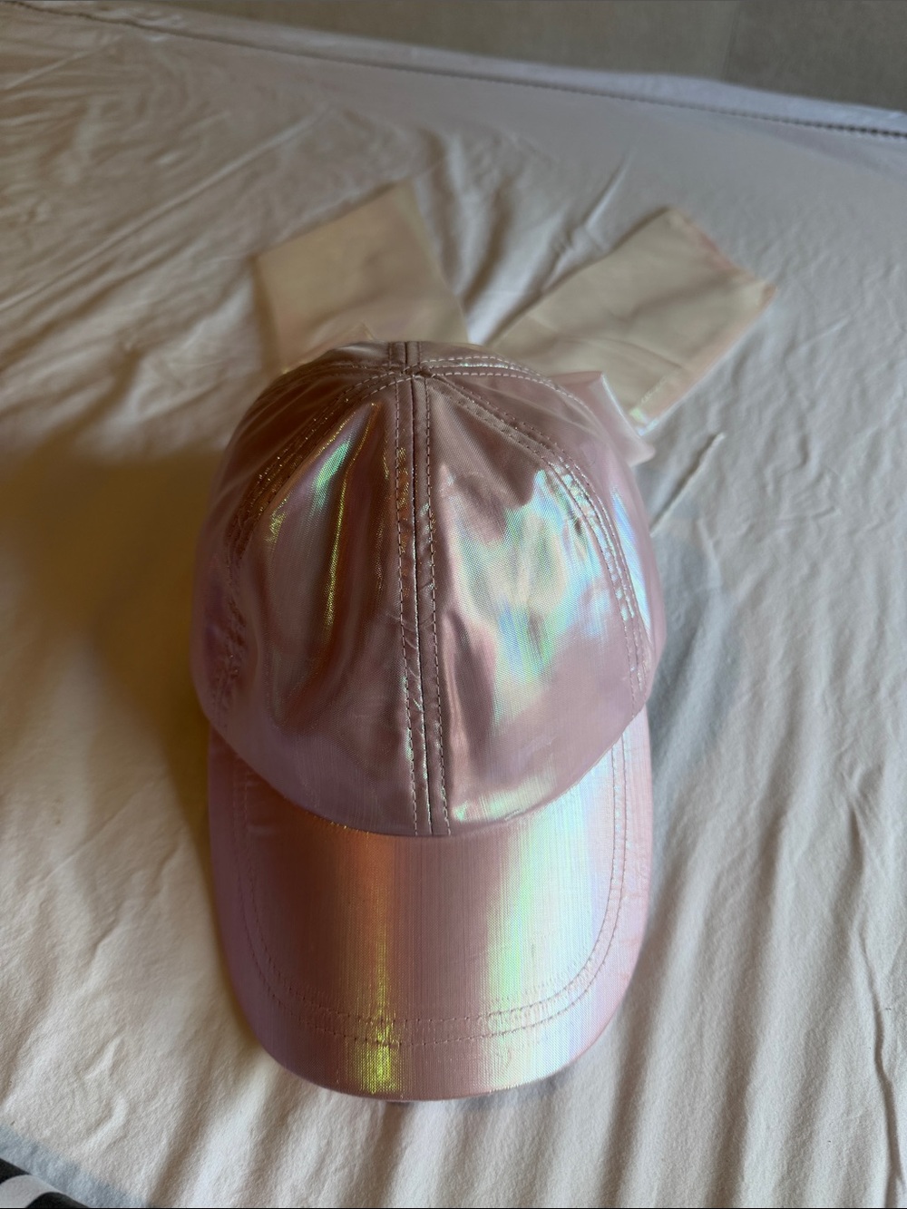 Eugenia Kim Iridescent Pink Baseball Cap